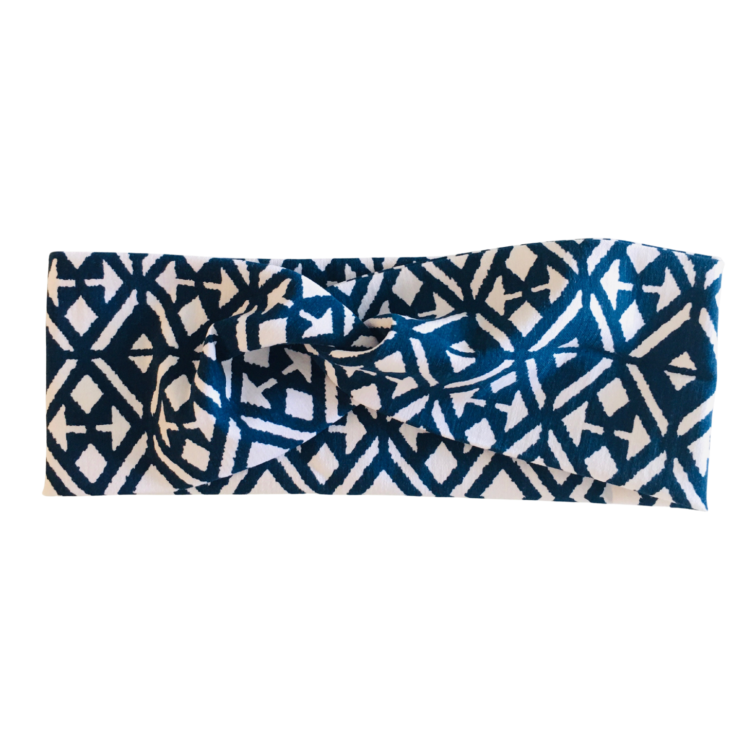 Bandeau marine et blanc