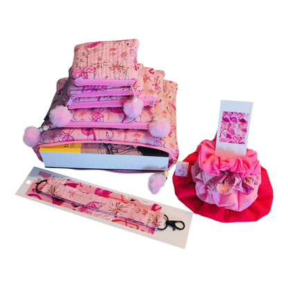 Ensemble Rose Flamants