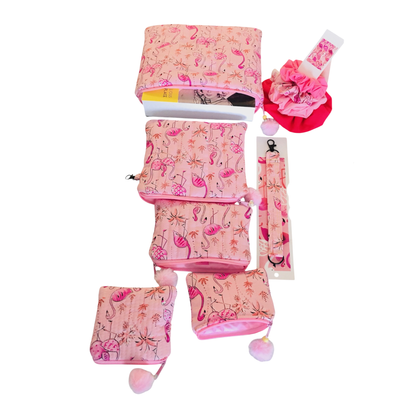 Ensemble Rose Flamants