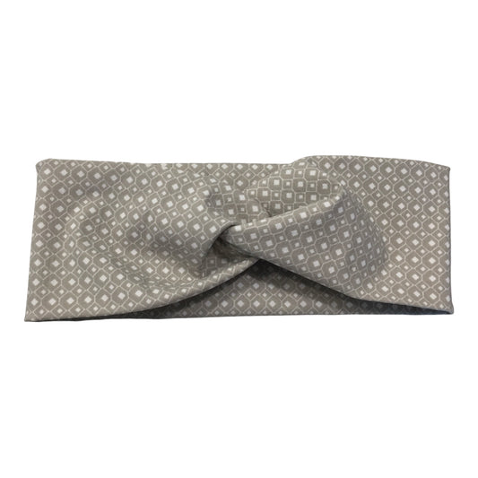Bandeau gris géométrique