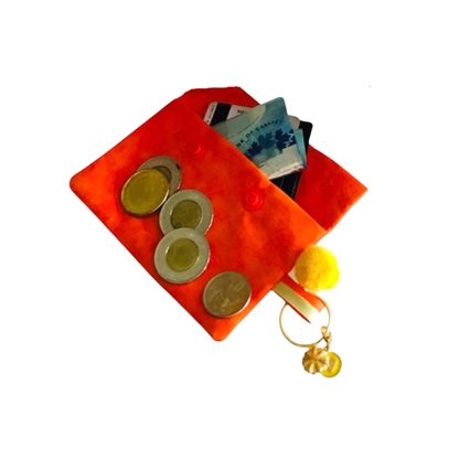 Red and Orange Card Holder