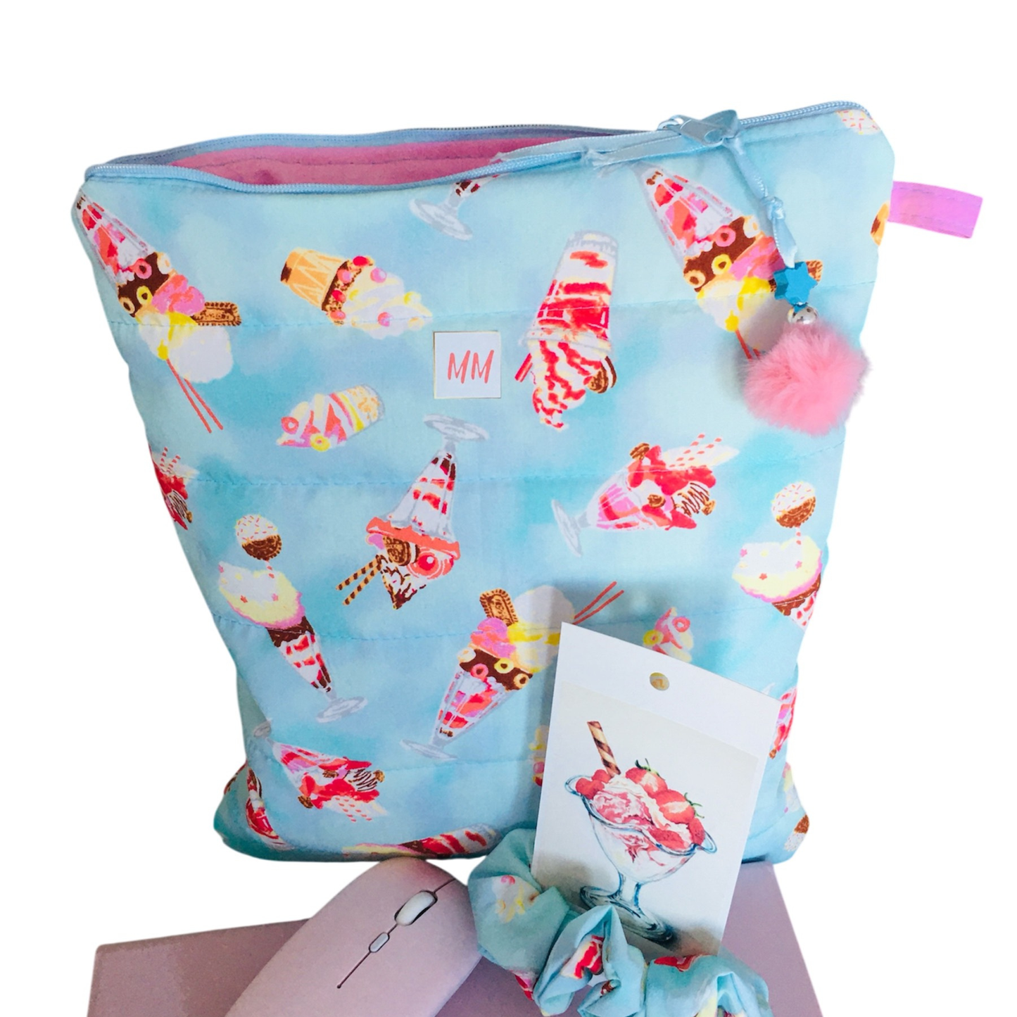 Pochette bleu sundae